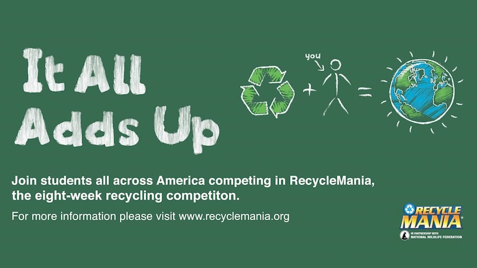 RecycleMania it all adds up