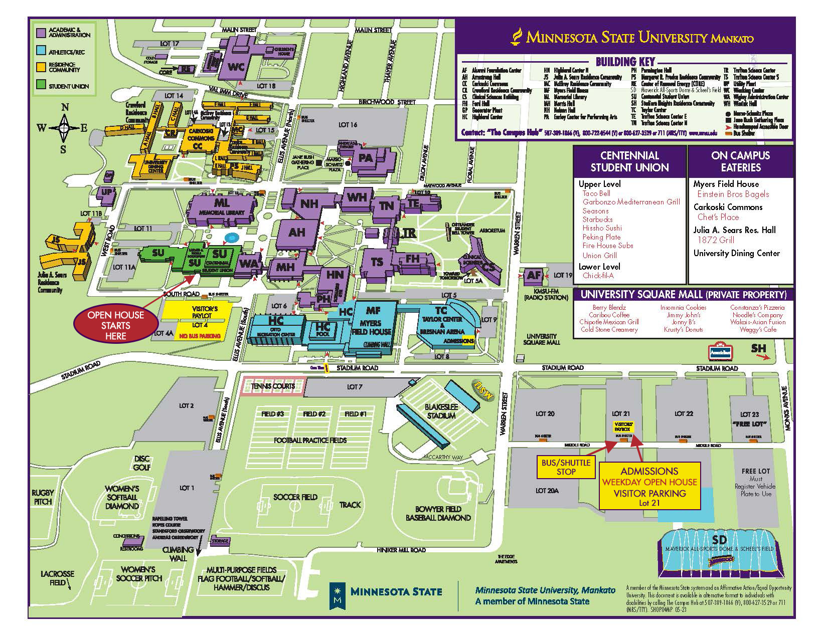 Maps and Directions | Minnesota State University, Mankato