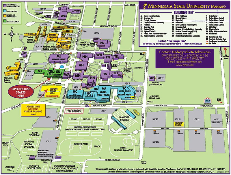 Maps and Directions | Minnesota State University, Mankato