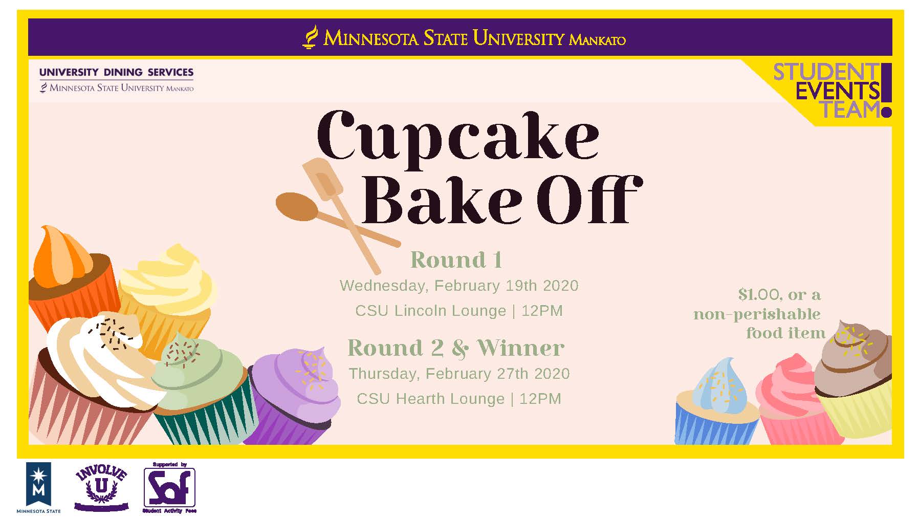 Cupcake Bake off | Minnesota State University, Mankato