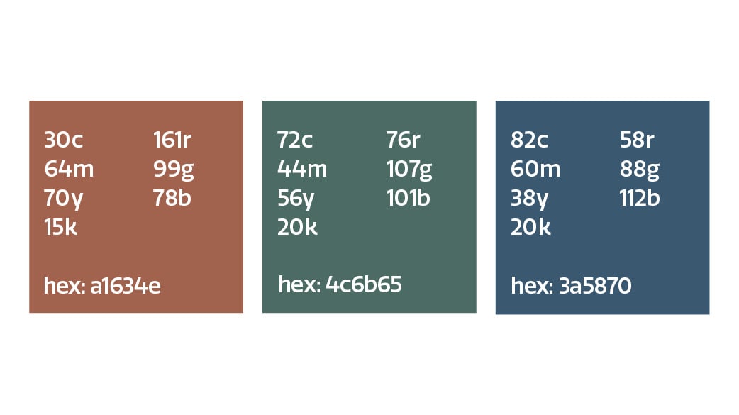 MSU secondary colors hex a1634er, hex 4c6b65, hex 3a5870